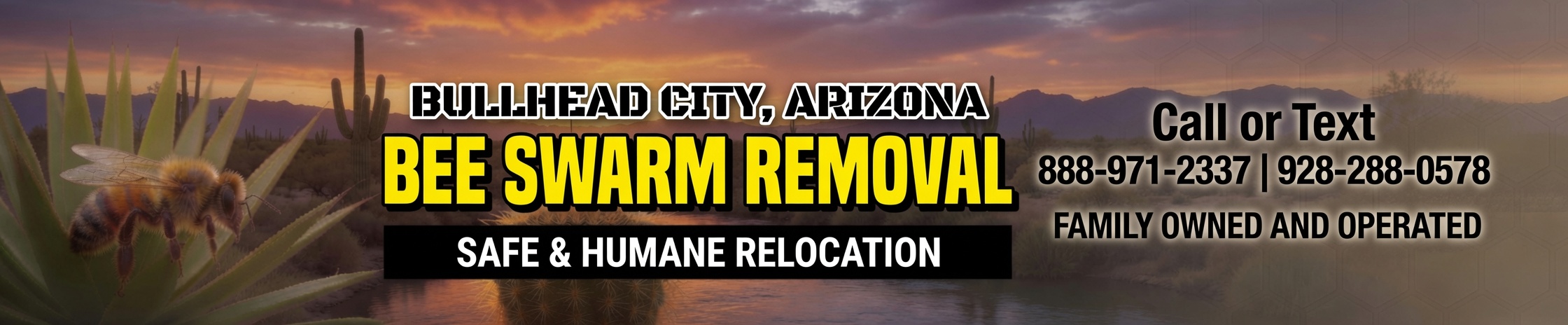 Bee Swarm Removal Bullhead City Arizona